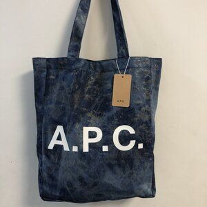 A.P.C. logo-print tote bag